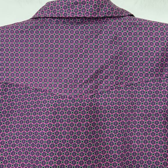 Cinch Purple Patterned Blouse - Picture 11 of 14